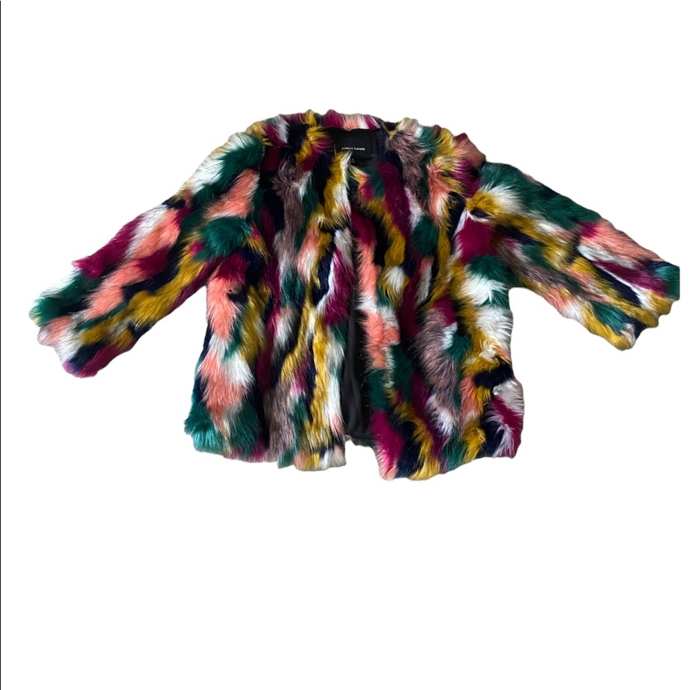 Faux fur jacket